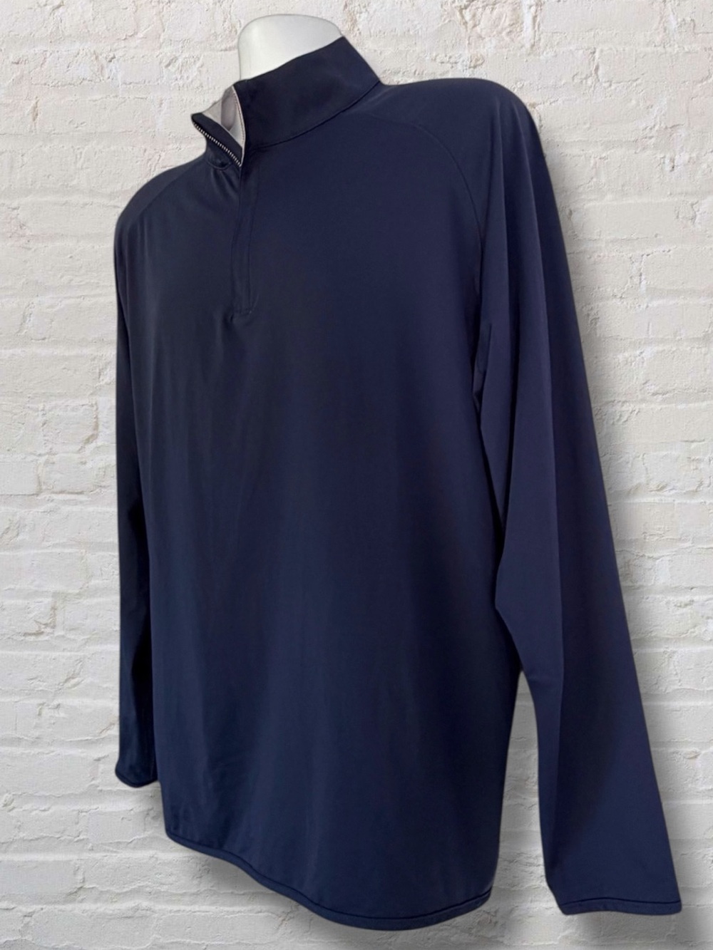Peter Millar Crown Crafted Stealth Performance Quarter Zip Navy XL - Picture 8 of 14